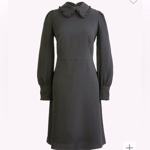 New with Tags - J.Crew A-line dress with Ruffle Collar - Size 14